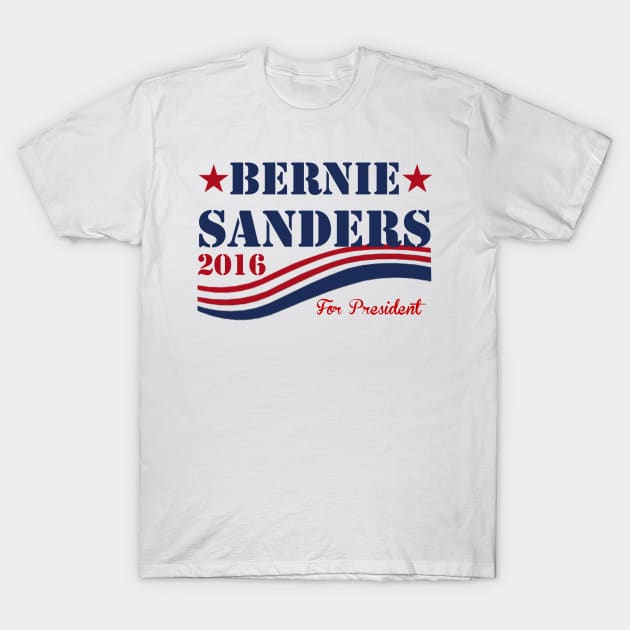 Bernie Sanders For President T-Shirt by ESDesign